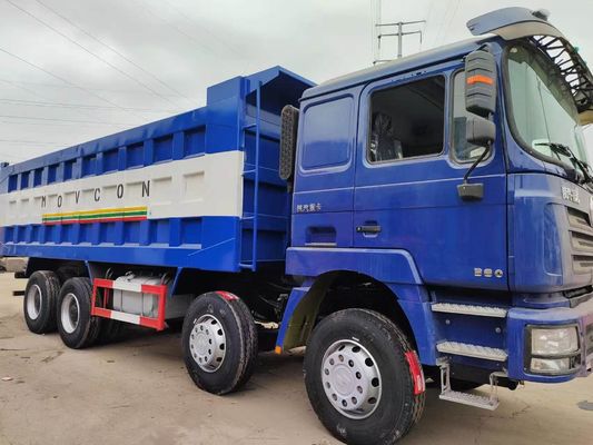 8×4 roue motrice Shacman F3000 Transmission manuelle moteur diesel camion de décharges à bascule