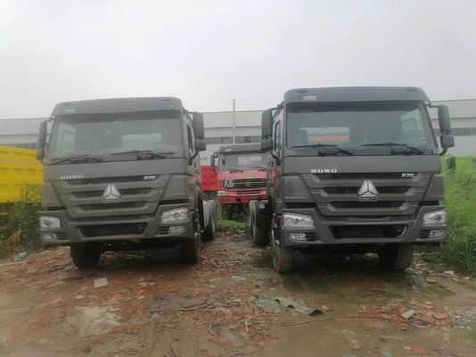Transmission manuelle grise Sinotruk camion lourd 6*4 tracteur camion pneumatique sans tube