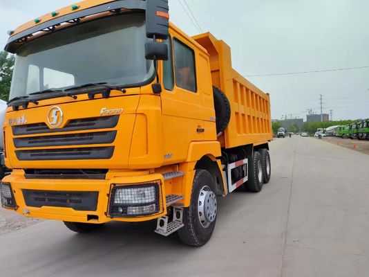 Shacman Orange F3000 camion-décharge avec 10 roues et une capacité de moteur de 6-8L