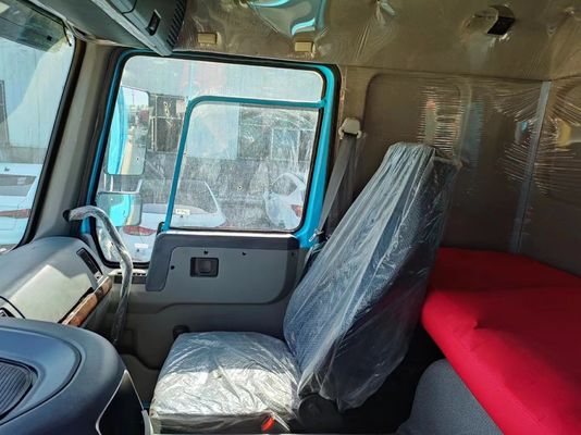 10 pneus 336 chevaux de seconde main Peacock bleu Sinotruck HOWO 6*4 Camion à ordures Euro 3/4/5 Validable