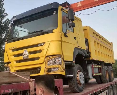10 pneus Sinotruck HOWO 6*4 Secondhand Dump Truck Front Lifting Style Émission Euro 3/4/5