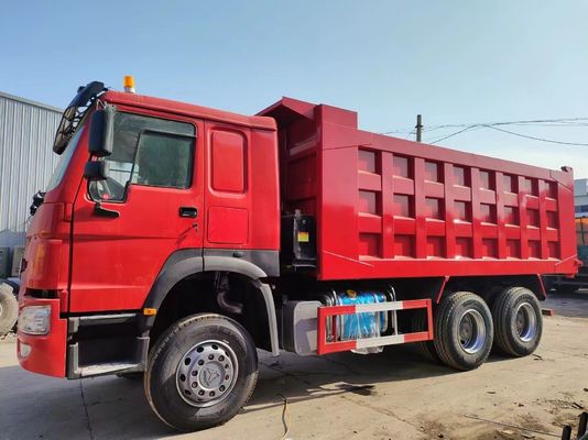371HP HOWO 6*4 Camion à décharge pour la construction Camion à bascule roux Camion de transport avec ≤5 sièges