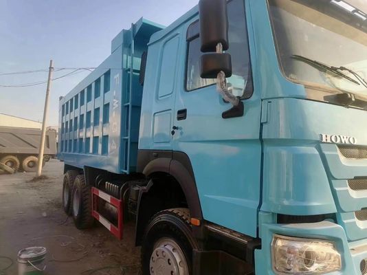 Sinotruck HOWO 6*4 Truck à décharge Peacock bleu avec conception de pneus radiaux Certification GCC