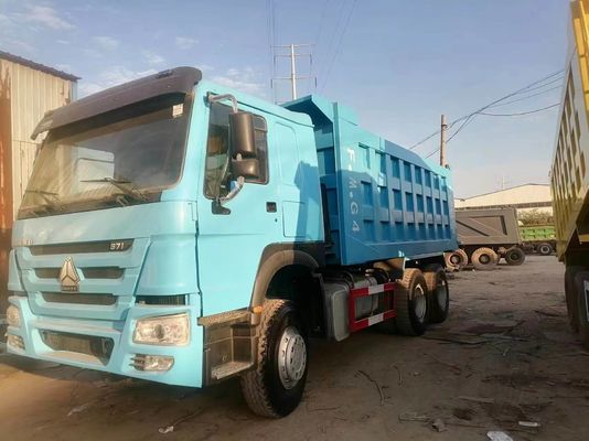 Sinotruck HOWO 6*4 Truck à décharge Peacock bleu avec conception de pneus radiaux Certification GCC