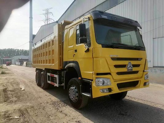 Truck Sinotruck jaune HOWO 6*4 Truck diesel 351-450hp Style de levage avant Truck d'occasion