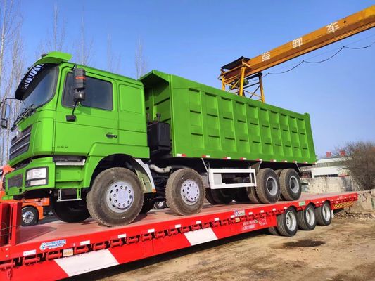 8X4 371HP Shacman camion à décharge avec roue motrice 8×4