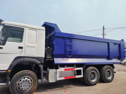 10 pneus Blanc U-type camion à ordures Sinotruck HOWO 6*4 en blanc et bleu pour sièges ≤5