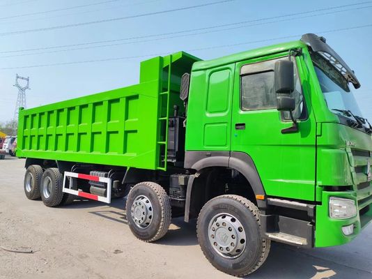 Camion d'occasion Sinotruck HOWO 6*4 Camion de décharge vert Camion lourd de grande capacité Capacité moteur 6-8L