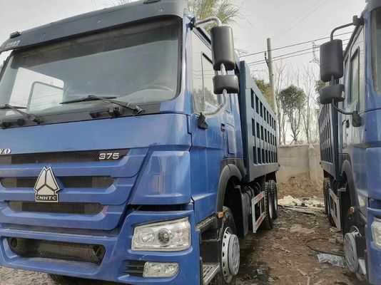 Camion de décharge de style de levage avant utilisé HOWO 6*4 Camion d'occasion Sinotruck de couleur différente