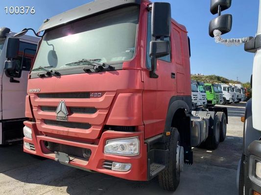 Transmission manuelle HOWO 6*4 Tracteur camion 375HP 371HP 10 pneus Tête de remorque lourde