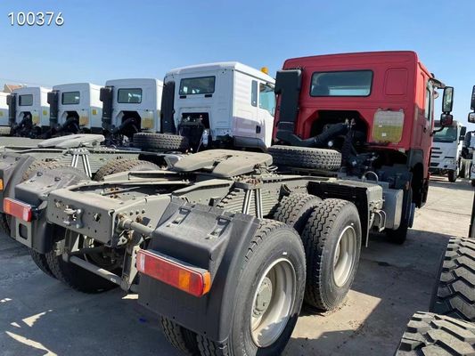 Transmission manuelle HOWO 6*4 Tracteur camion 375HP 371HP 10 pneus Tête de remorque lourde