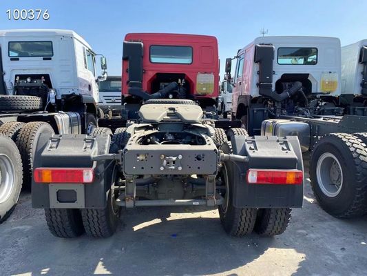 Transmission manuelle HOWO 6*4 Tracteur camion 375HP 371HP 10 pneus Tête de remorque lourde