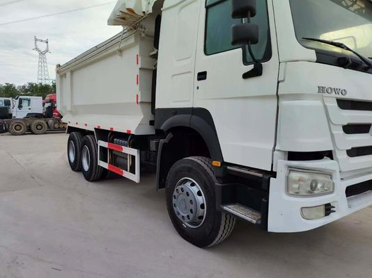 Sinotruck HOWO 6*4 Camion à ordures blanc d'occasion de type U avec boîte manuelle