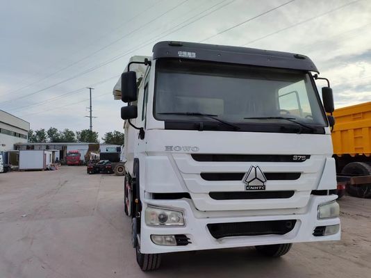 Sinotruck HOWO 6*4 Camion à ordures blanc d'occasion de type U avec boîte manuelle