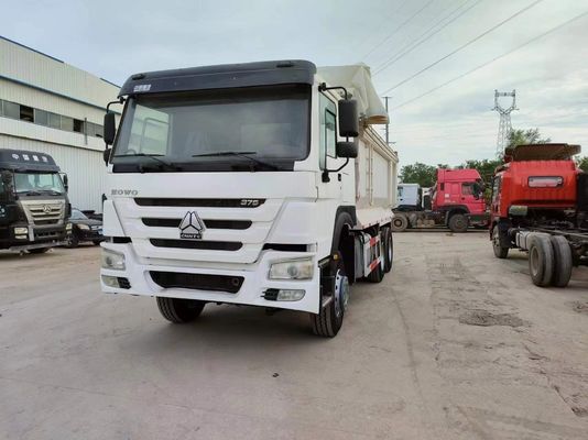 Sinotruck HOWO 6*4 Camion à ordures blanc d'occasion de type U avec boîte manuelle