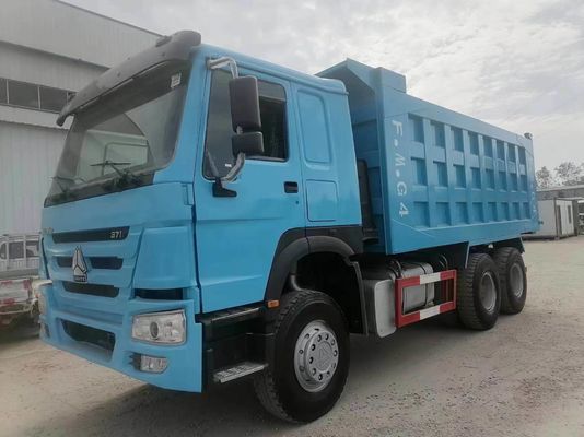 Utilisé HOWO 6X4 16 20 mètres cubes 10 roues de l'exploitation minière décharge de camion avec radial
