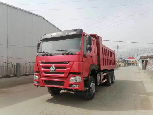 Sinotruk HOWO 6X4 371HP camion à décharge déchargeur avec couleur rouge HOWO roue motrice 6×4