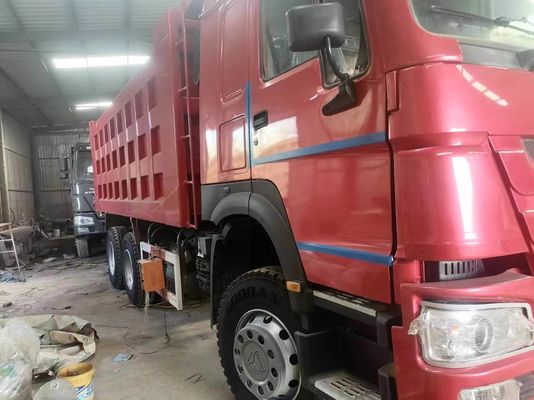 Sinotruk HOWO 6X4 371HP camion à décharge déchargeur avec couleur rouge HOWO roue motrice 6×4