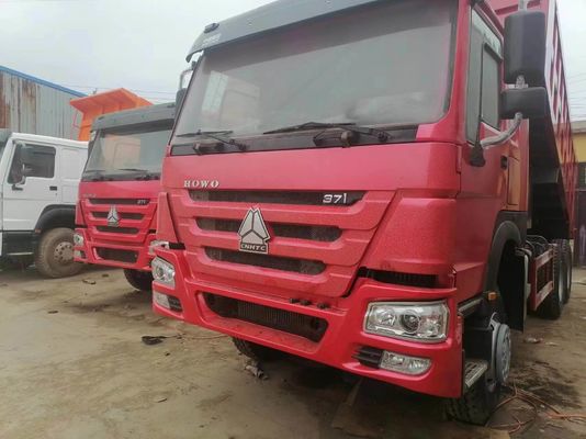 Sinotruk HOWO 6X4 371HP camion à décharge déchargeur avec couleur rouge HOWO roue motrice 6×4