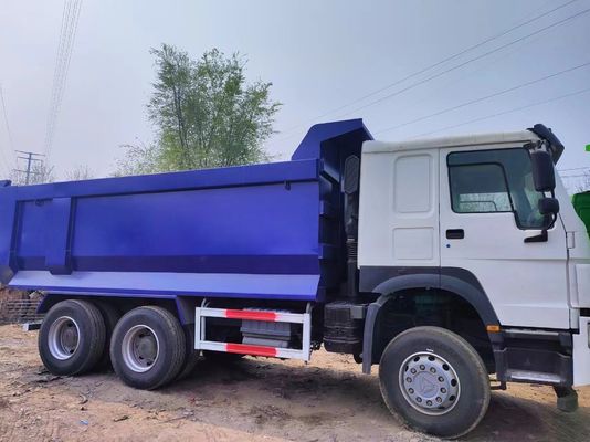 6X4 375 chevaux U-Share de seconde main HOWO Capacité du moteur du camion de décharge de 6 à 8 litres de puissance 351 à 450 chevaux