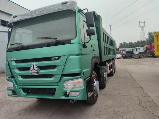 375HP Sinotruk HOWO 8*4 Camion à ordures Camion d'occasion 12 roues Style de levage avant