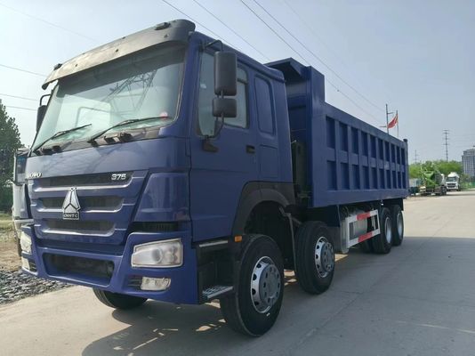 Transmission manuelle 371HP Sinotruk HOWO camion à bascule 10 pneus 6X4 déchargeur camion à bascule d'occasion