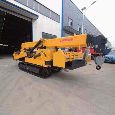 3-12 tonnes de châssis à roue, grue élévatrice portable, grille à distance, grille à araignée certifiée CE