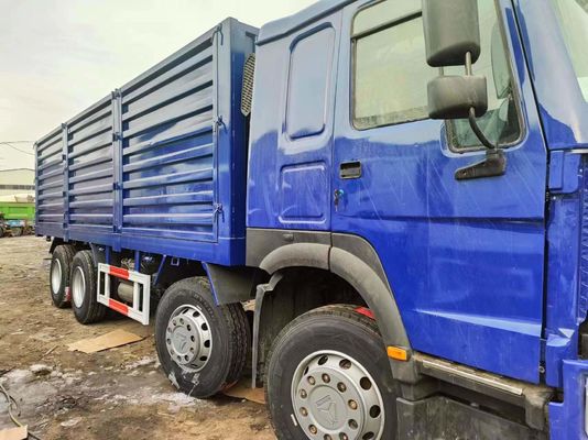 Sinotruck HOWO bleu 8*4 Box Truck 10 pneus camion d'occasion avec roue motrice 6×4