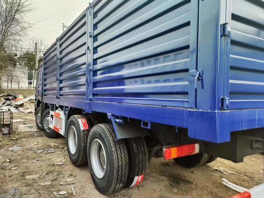 Sinotruck HOWO bleu 8*4 Box Truck 10 pneus camion d'occasion avec roue motrice 6×4