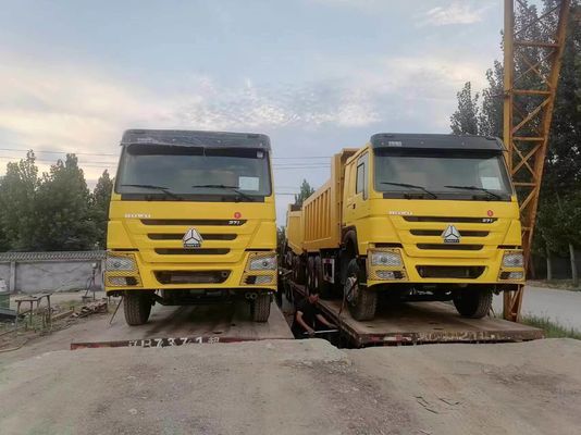 6X4 roue motrice HOWO Truck 371 Topper camions à ordures d'occasion avec une capacité de moteur de 6 à 8 L
