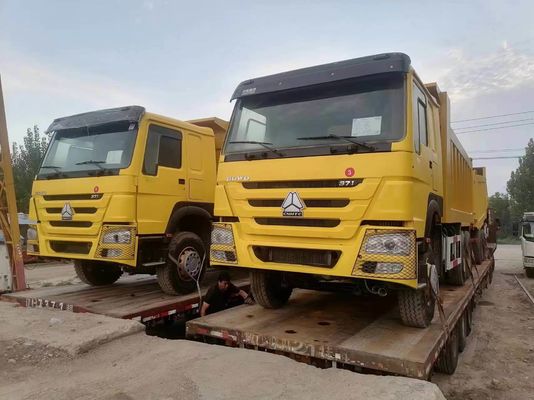 6X4 roue motrice HOWO Truck 371 Topper camions à ordures d'occasion avec une capacité de moteur de 6 à 8 L