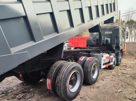 375 ch 12 roues 40t Shacman 8X4 camion de décharge d'occasion Super Drive Chevaux 351-450 ch