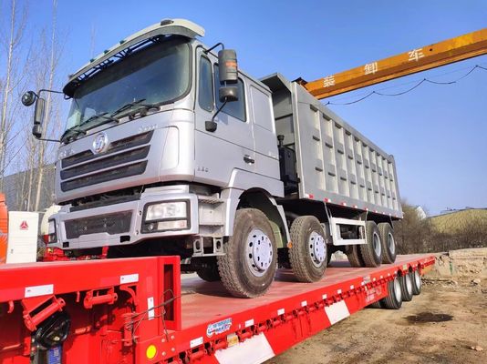 Camion à ordures 30t Shacman 8X4 lourd usage utilisé Sinotruck 375HP 12 roues 40t Super Drive