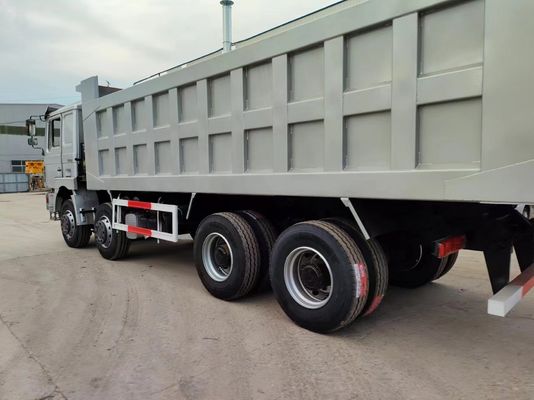 Shacman 8X4 Camion à ordures d'occasion 375 ch 12 roues 40t Style de levage avant Puissance 351-450 ch