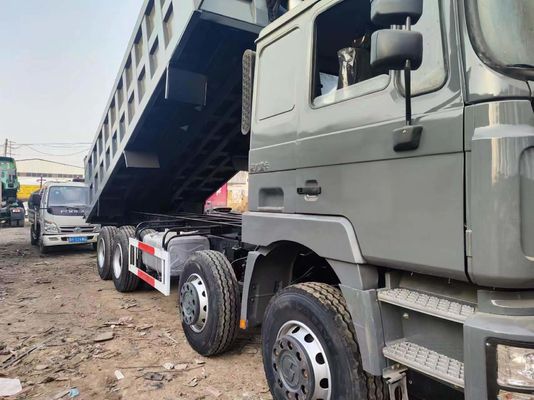 Shacman 8X4 Camion à ordures d'occasion 375 ch 12 roues 40t Style de levage avant Puissance 351-450 ch