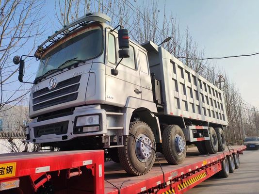 Shacman 8X4 Camion à ordures d'occasion 375 ch 12 roues 40t Style de levage avant Puissance 351-450 ch