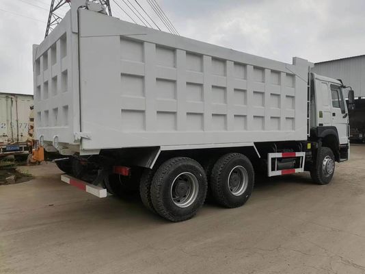 Sinotruk HOWO 6X4 371HP camion de décharge avec couleur blanche 1 an de service après-vente