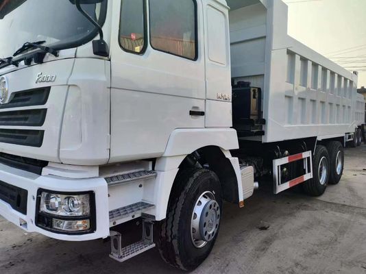 6×4 roue motrice Shacman Blanc F3000 Camion à décharges Camion à décharges 8500x2500x3400mm