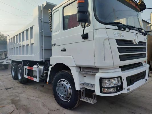 6×4 roue motrice Shacman Blanc F3000 Camion à décharges Camion à décharges 8500x2500x3400mm